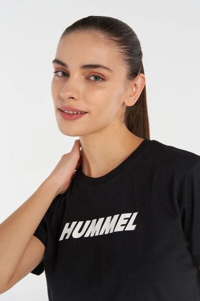 HUMMEL HMLT-TE ELEMENTAL LOGO COTTON TEE KADIN KISA KOL T-SHIRT
