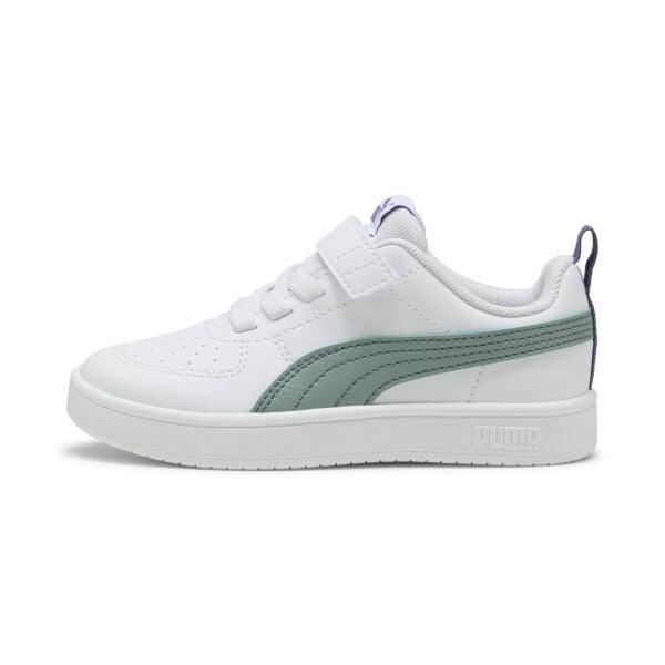 PUMA RİCKİE AC+ PS PUMA WHİTE-GREEN MOON-BLUE CRYSTAL ÇOCUK MODA AYAKKABI