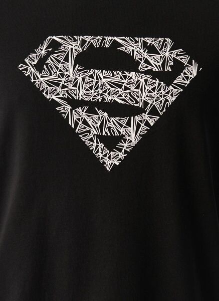 MAVİ SUPERMAN BASKILI TİŞÖRT ERKEK PROJE, LİSANS T-SHIRT