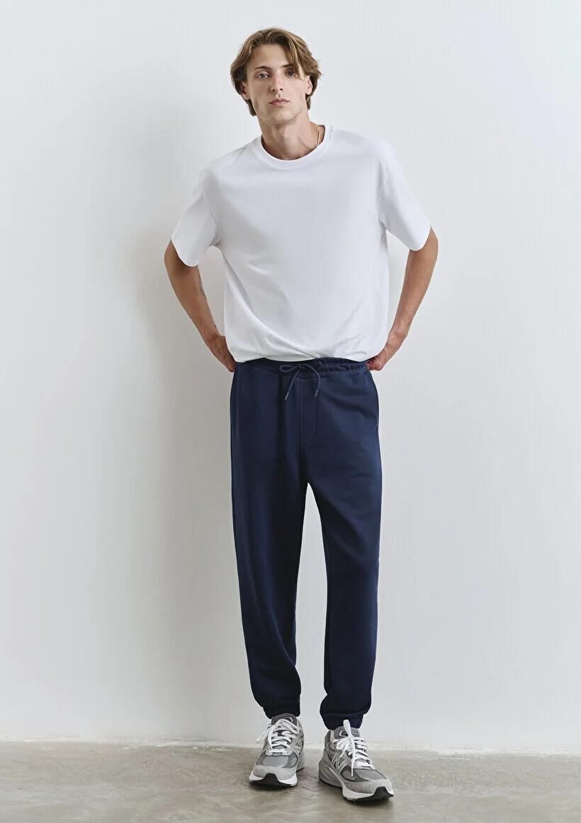 MAVİ M BASKILI ERKEK EŞOFMAN ALTI