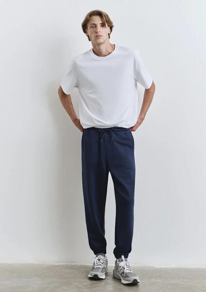 MAVİ M BASKILI EŞOFMAN ALTI ERKEK EŞOFMAN ALTI