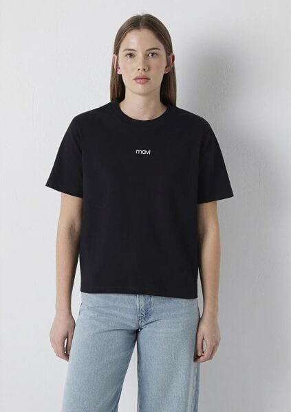 MAVİ KADIN LOGO T-SHIRT