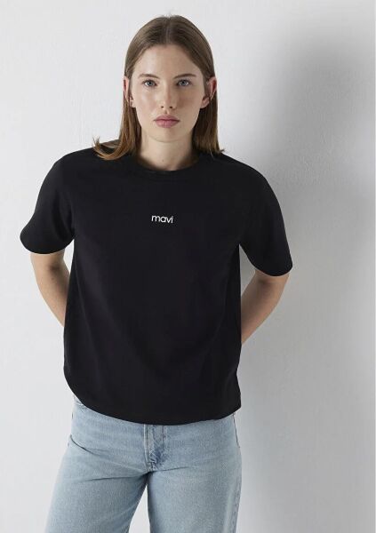 MAVİ KADIN LOGO T-SHIRT