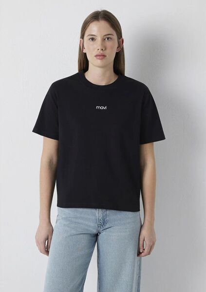 MAVİ KADIN LOGO T-SHIRT
