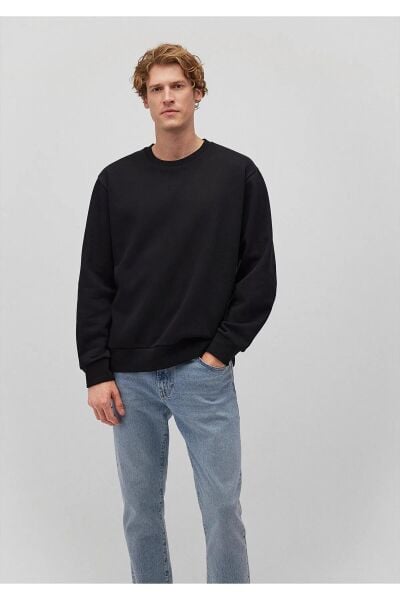 MAVİ BİSİKLET YAKA SWEATSHIRT ERKEK SWEATSHIRT