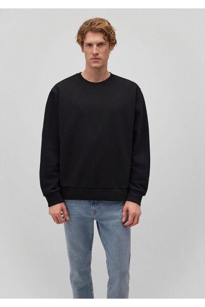 MAVİ BİSİKLET YAKA SWEATSHIRT ERKEK SWEATSHIRT