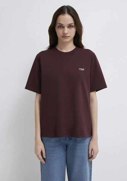 MAVİ MAVİ BASKILI TİŞÖRT KADIN LOGO T-SHIRT