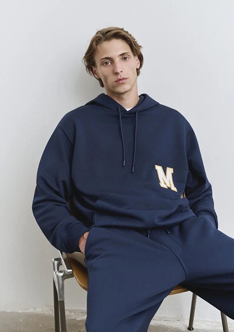 MAVİ ACADEMY ERKEK KAPÜŞONLU SWEATSHIRT