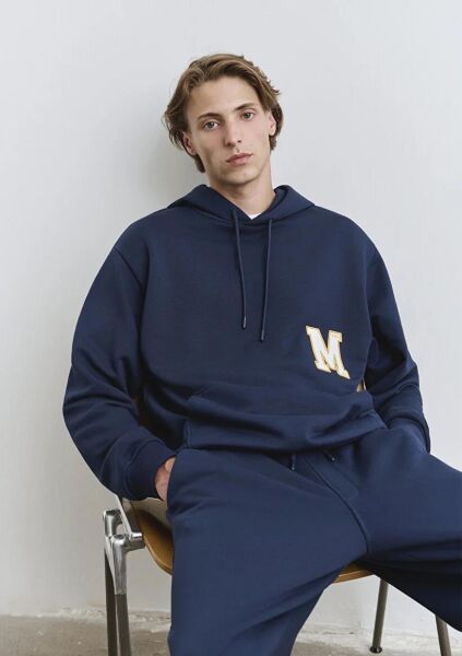 MAVİ ACADEMY ERKEK KAPÜŞONLU SWEATSHIRT