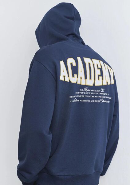 MAVİ ACADEMY ERKEK KAPÜŞONLU SWEATSHIRT