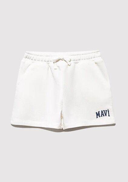 MAVİ BASKILI KIZ ÇOCUK ÖRME ŞORT