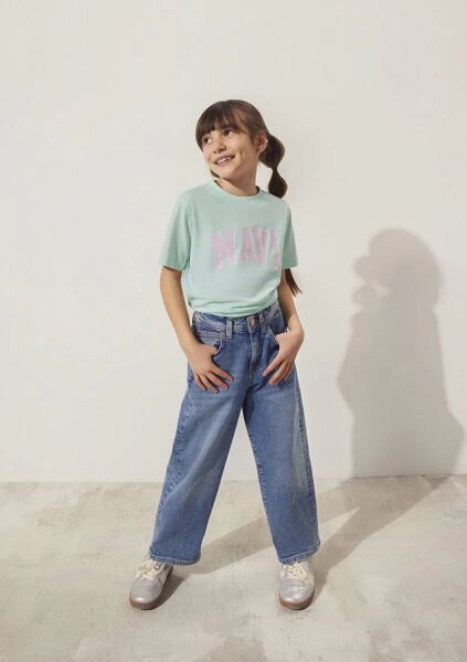MAVİ MAVİ LOGO TİŞÖRT KIZ ÇOCUK LOGO T-SHIRT