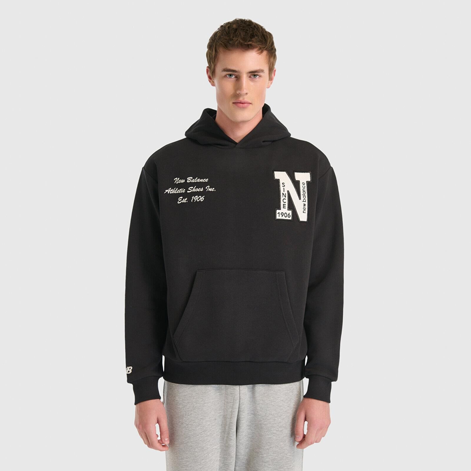 NEW BALANCE NB LIFESTYLE UNISEX HOODIE UNISEX KAPÜŞONLU SWEATSHIRT