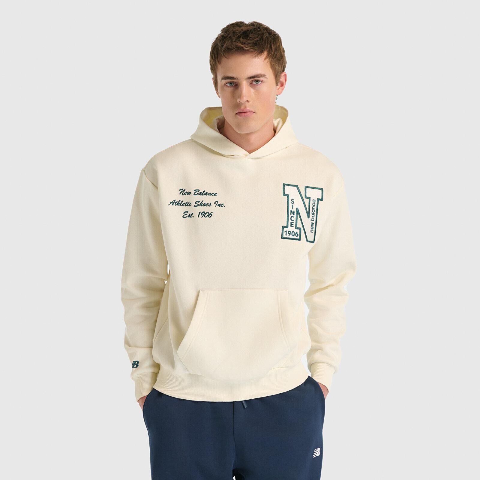 NEW BALANCE NB LIFESTYLE UNISEX KAPÜŞONLU SWEATSHIRT