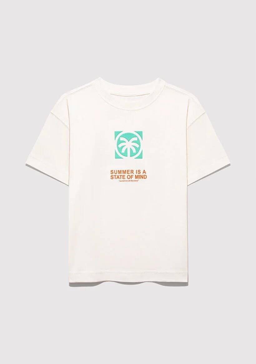 MAVİ PALMİYE BASKILI ERKEK ÇOCUK MODELLİ PENYE