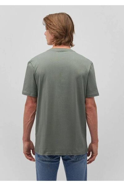 MAVİ BASKILI ERKEK LOGO T-SHIRT
