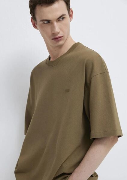 MAVİ KISA KOL LOGO ERKEK BASIC, SEMI BASIC