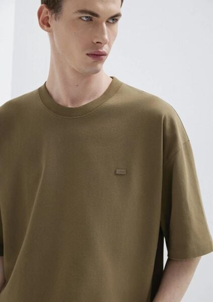 MAVİ KISA KOL LOGO ERKEK BASIC, SEMI BASIC