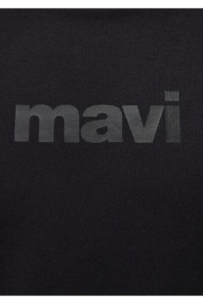 MAVİ MAVİ BASKILI KAPÜŞONLU SWEATSHIRT ERKEK SWEATSHIRT