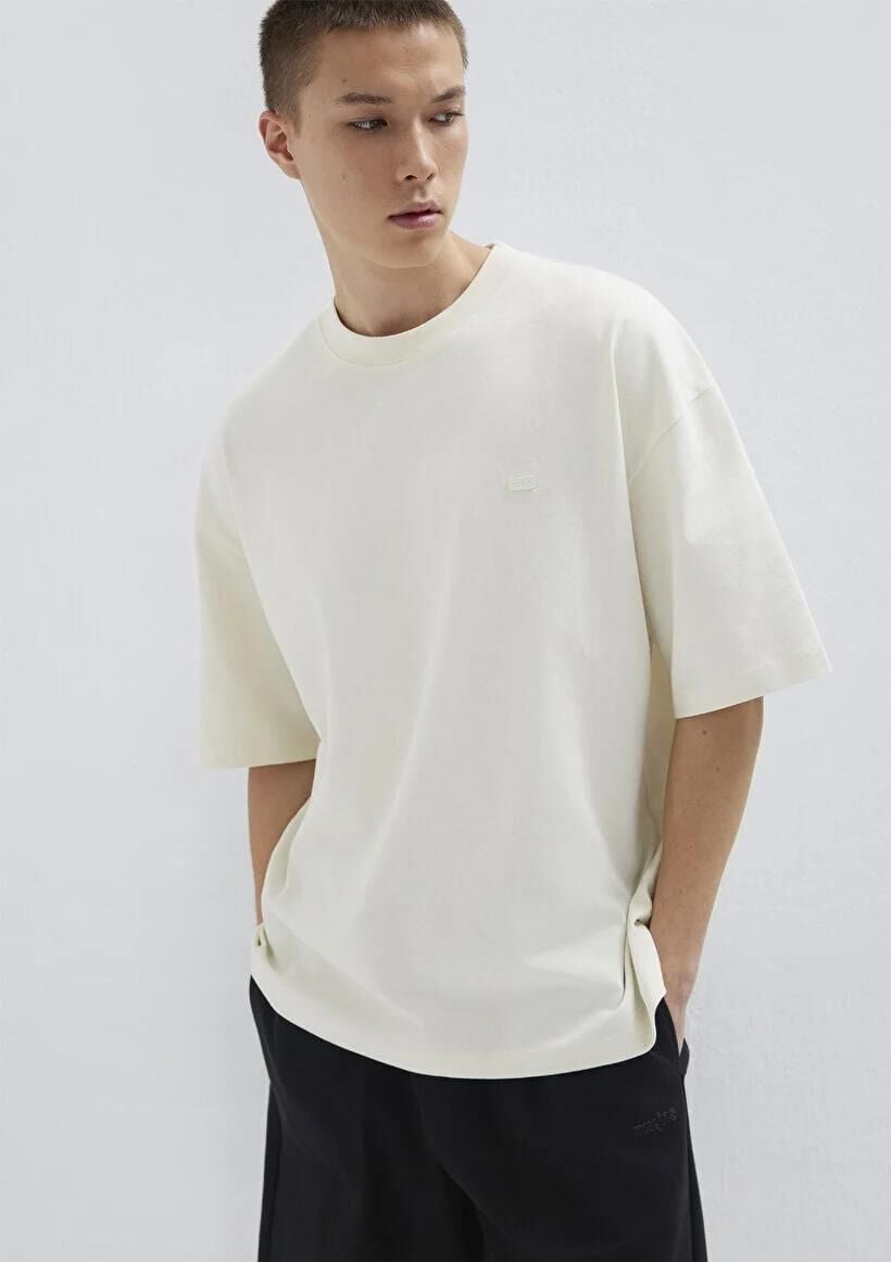 MAVİ KISA KOL LOGO ERKEK BASIC, SEMI BASIC