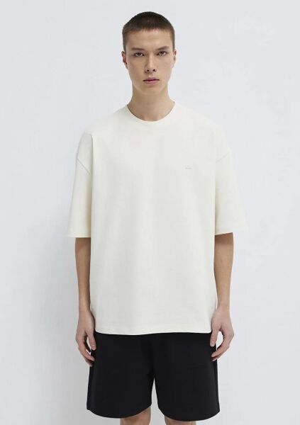 MAVİ KISA KOL LOGO ERKEK BASIC, SEMI BASIC
