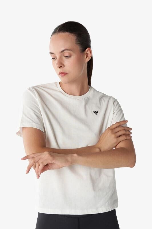 HUMMEL HMLT-IC ICONA REGULAR T-SHIRT KADIN KISA KOL T-SHIRT