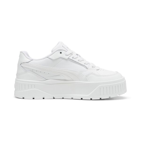 PUMA KARMEN II IDOL PUMA WHİTE-PUMA WHİTE-PUMA SİLVER KADIN SNEAKER