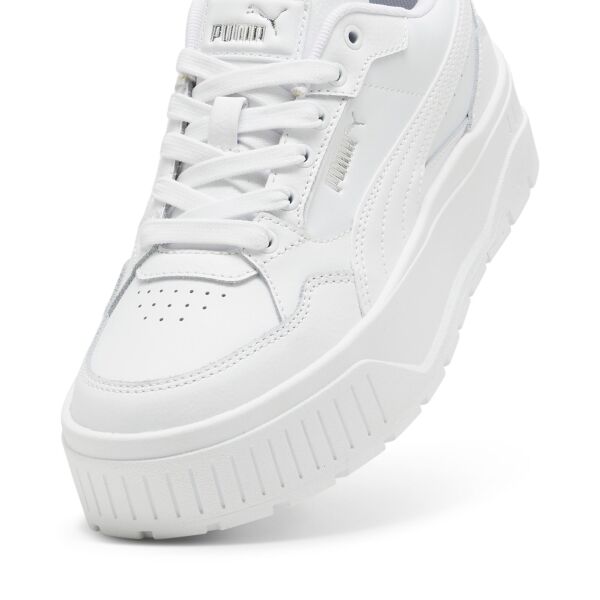 PUMA KARMEN II IDOL PUMA WHİTE-PUMA WHİTE-PUMA SİLVER KADIN SNEAKER