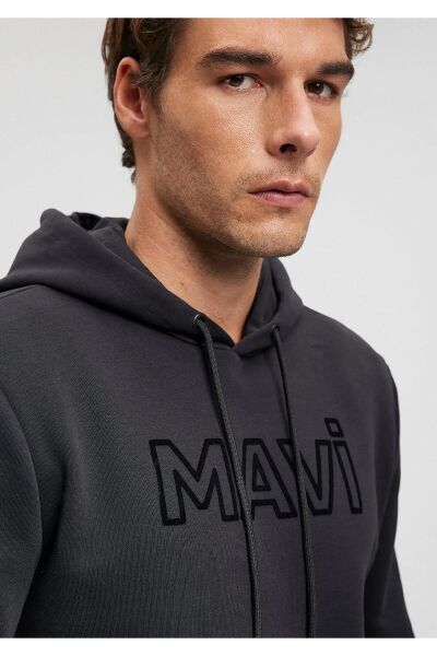 MAVİ BASKILI SWEATSHIRT ERKEK SWEATSHIRT