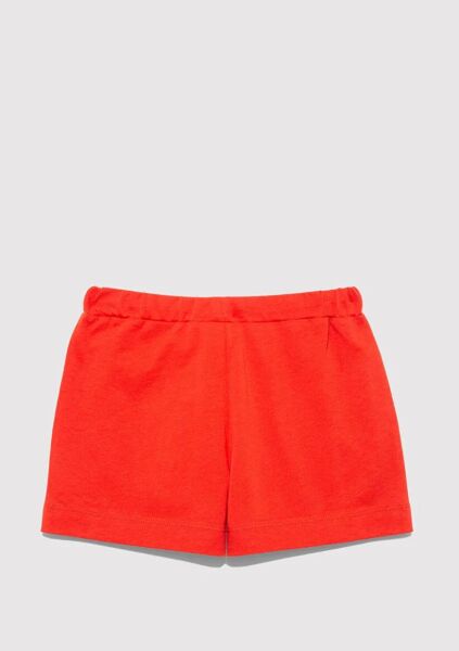 MAVİ JEANS BASKILI KIZ ÇOCUK ÖRME ŞORT