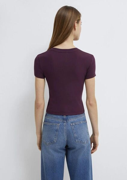 MAVİ YUVARLAK YAKA KADIN BASIC, SEMI BASIC