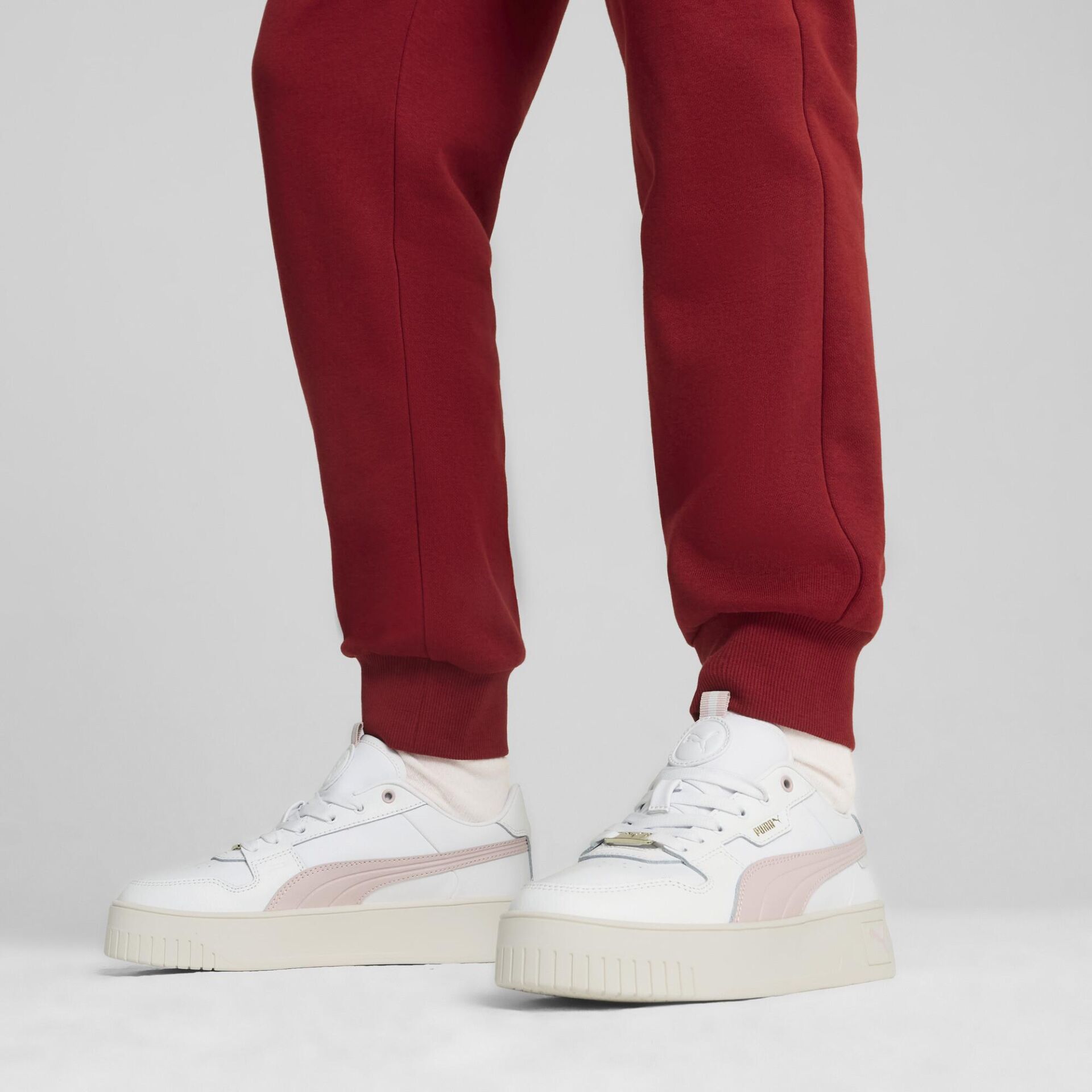 PUMA CARİNA STREET LUX PUMA WHİTE-MAUVE MİST-PUMA GOLD KADIN MODA AYAKKABI