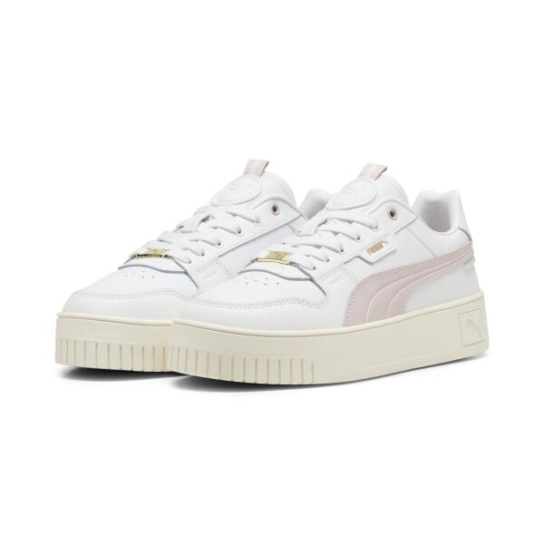 PUMA Carina Street Lux White-Mauve Mist- Gold KADIN MODA AYAKKABI
