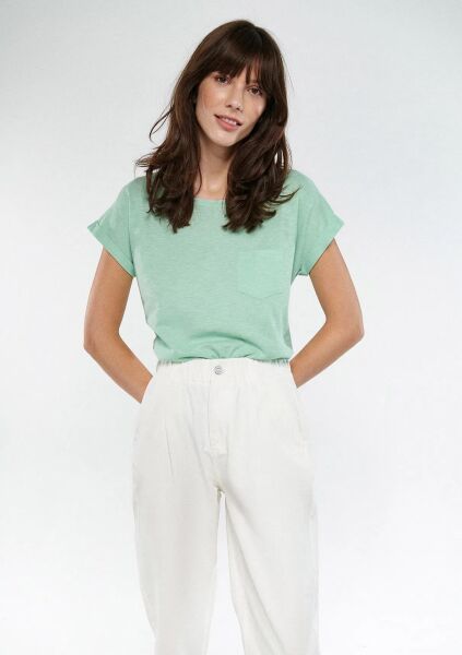 MAVİ BASIC KISA KOL PENYE KADIN BASIC, SEMI BASIC