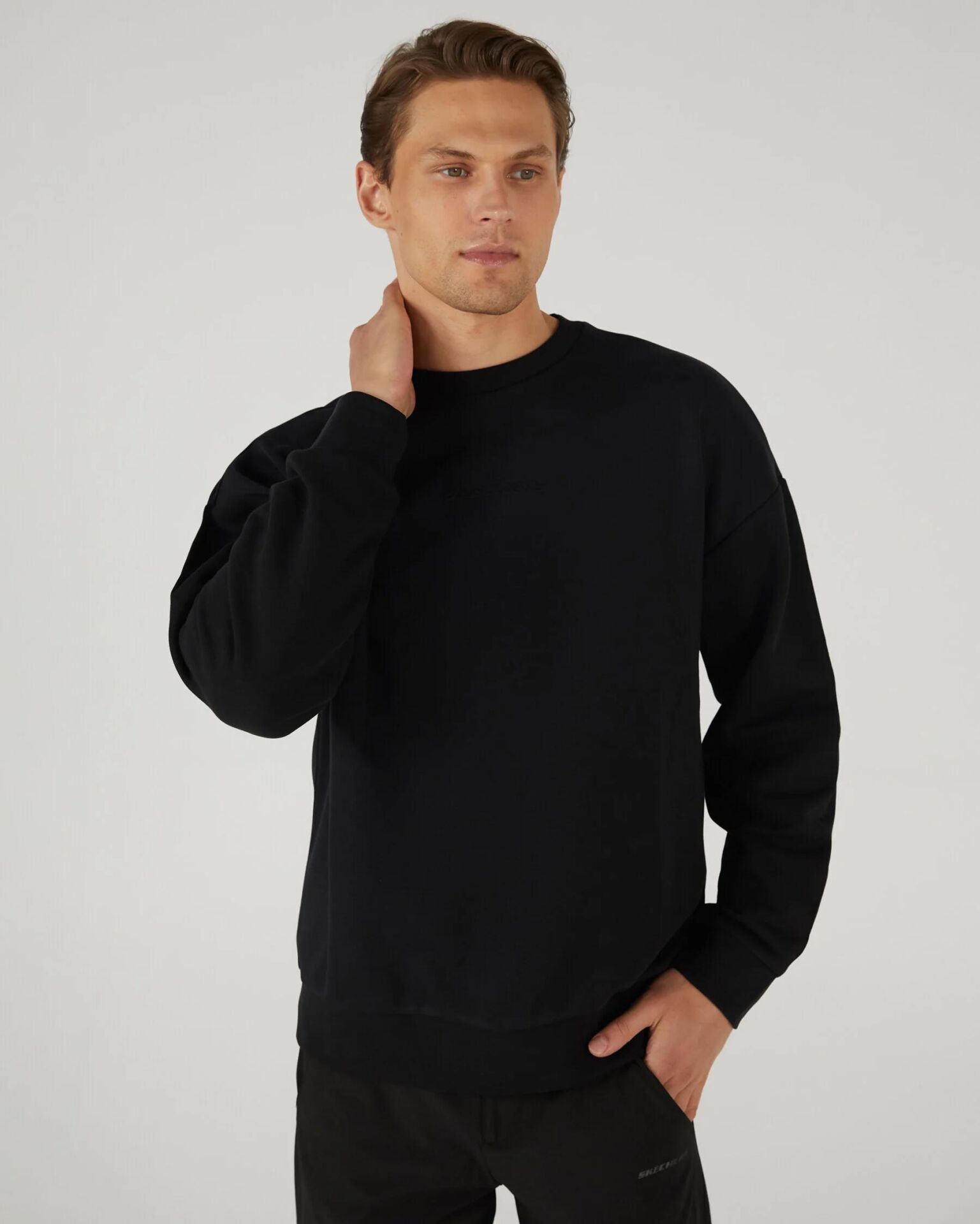SKECHERS M ESSENTIAL CREW NECK SWEATSHİRT ERKEK SWEATSHIRT