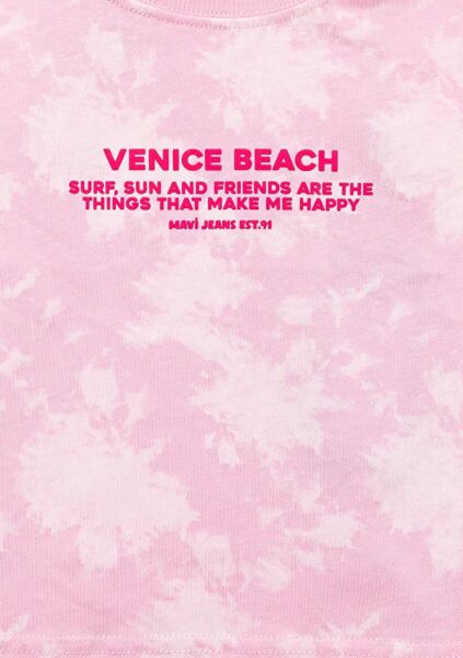 VENICE BEACH BATİK BASKILI TİŞÖRT