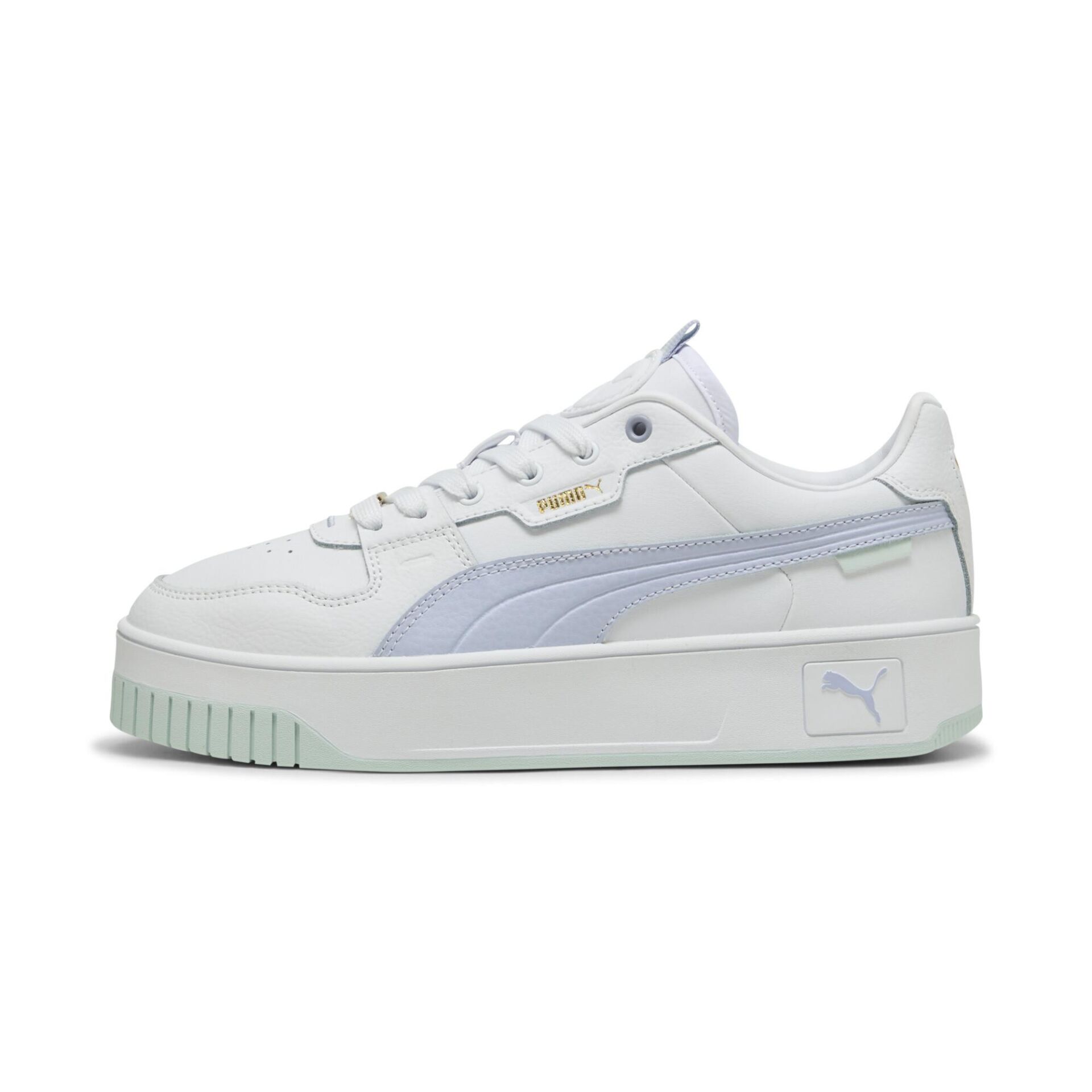 PUMA CARİNA STREET LUX PUMA WHİTE-COOL WEATHER-PUMA GOLD KADIN SNEAKER