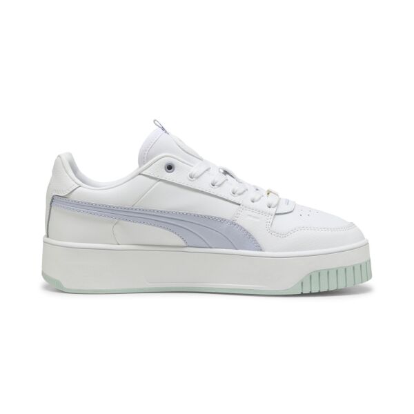 PUMA CARİNA STREET LUX PUMA WHİTE-COOL WEATHER-PUMA GOLD KADIN SNEAKER
