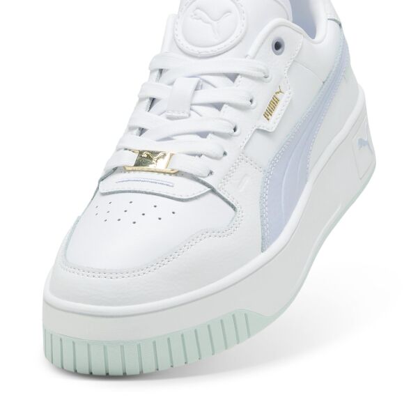 PUMA CARİNA STREET LUX PUMA WHİTE-COOL WEATHER-PUMA GOLD KADIN SNEAKER