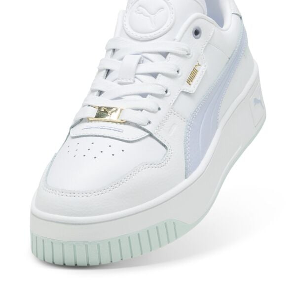 PUMA CARİNA STREET LUX PUMA WHİTE-COOL WEATHER-PUMA GOLD KADIN MODA AYAKKABI