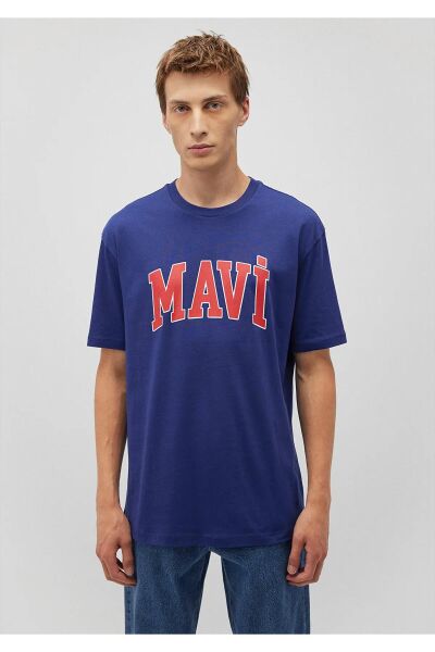 MAVİ MAVİ LOGO TİŞÖRT ERKEK LOGO T-SHIRT