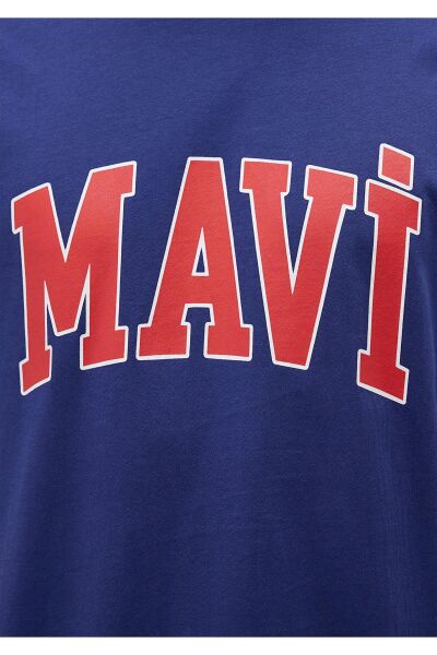 MAVİ MAVİ LOGO TİŞÖRT ERKEK LOGO T-SHIRT