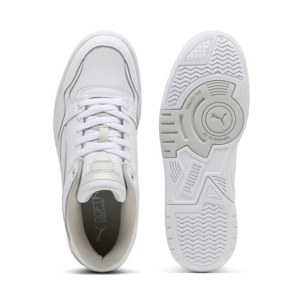 PUMA Rebound Retro White-Cool Light Gray ERKEK MODA AYAKKABI