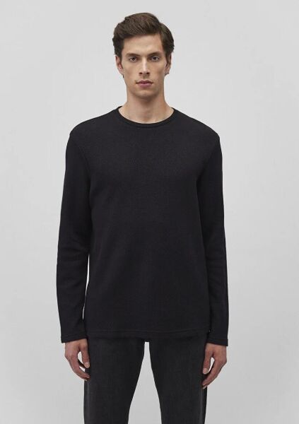 MAVİ UZUN KOL PENYE ERKEK T-SHIRT