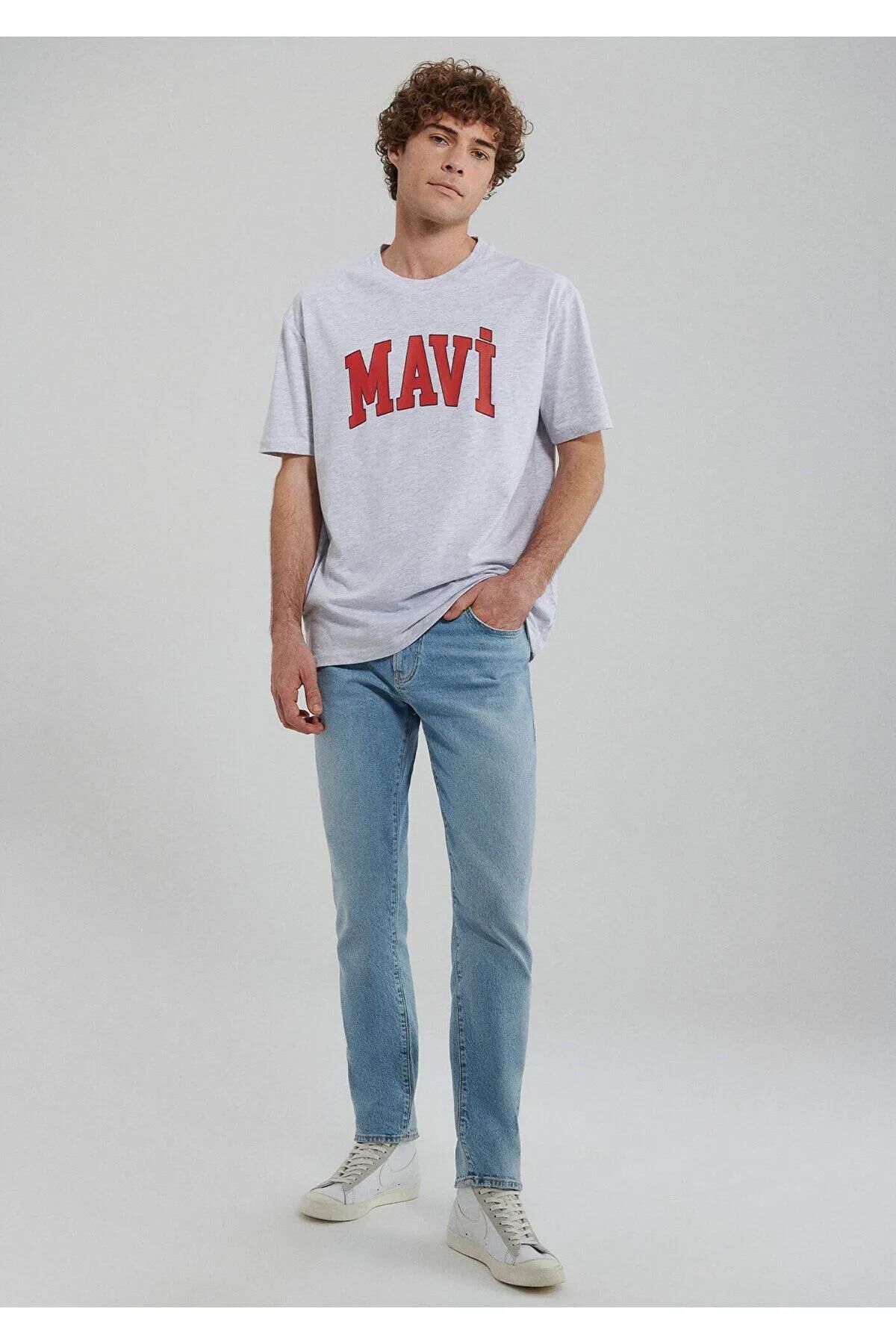 MAVİ MAVİ LOGO TİŞÖRT ERKEK LOGO T-SHIRT