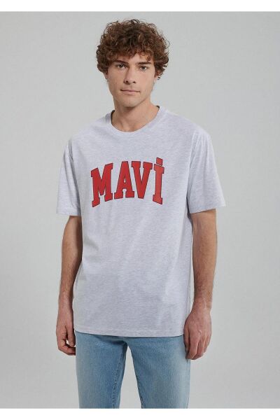 MAVİ MAVİ LOGO TİŞÖRT ERKEK LOGO T-SHIRT