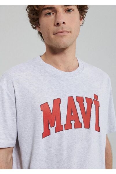MAVİ MAVİ LOGO TİŞÖRT ERKEK LOGO T-SHIRT