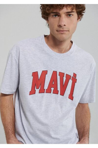 MAVİ LOGO TİŞÖRT ERKEK LOGO T-SHIRT