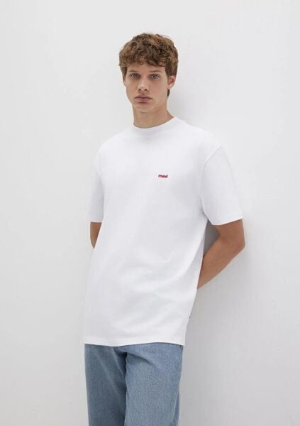 MAVİ BASKILI ERKEK T-SHIRT