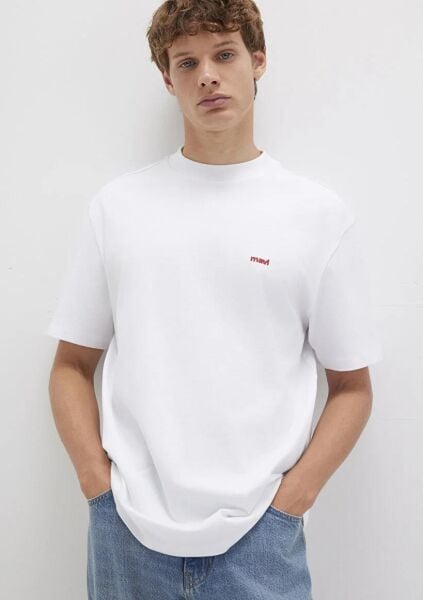 MAVİ BASKILI ERKEK T-SHIRT